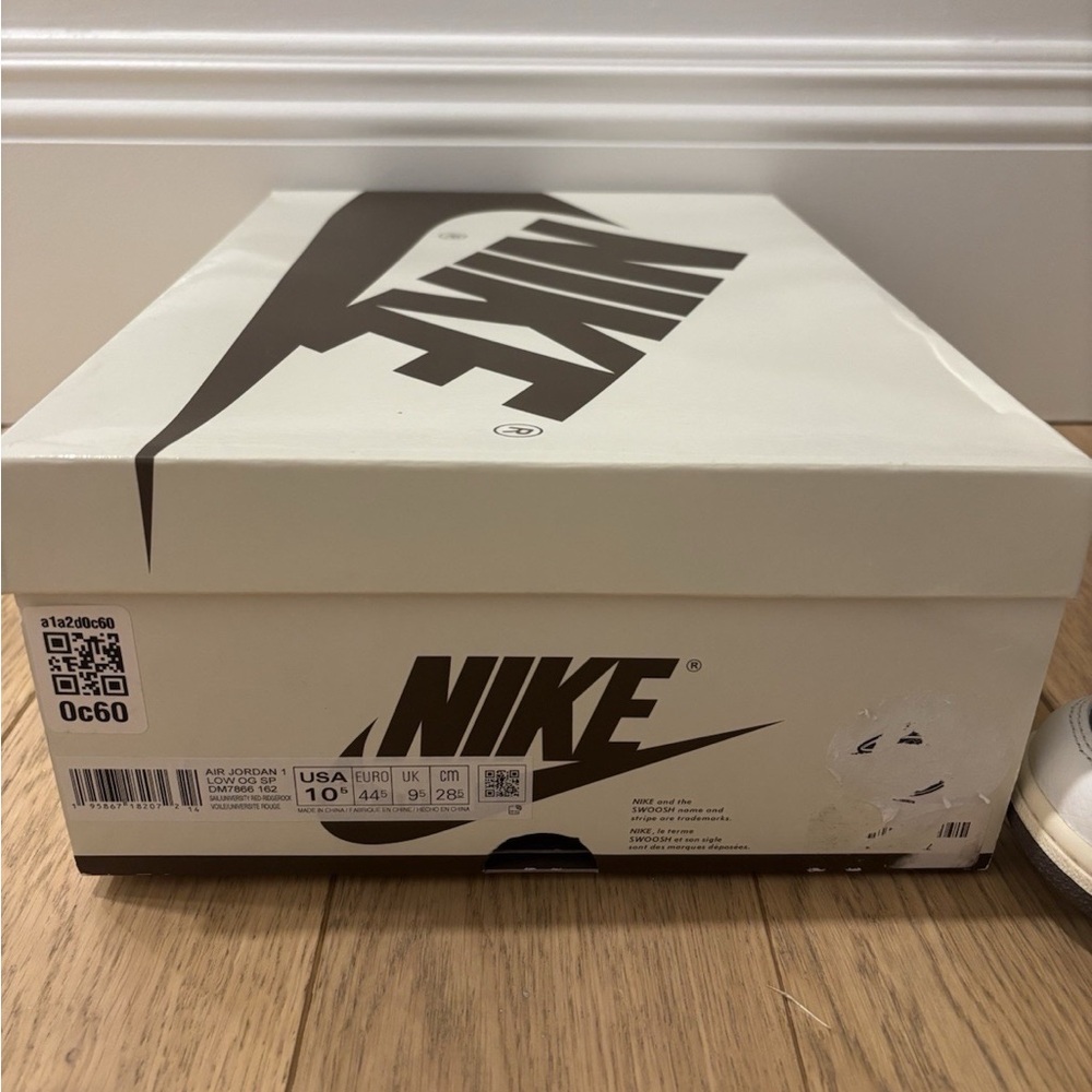 DM7866 162 Air Jordan 1 Retro Low OG SP Travis Scott Reverse Mocha - Picture 5 of 5